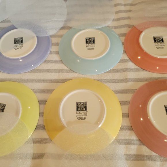 Tabletops Gallery Boxed Appetizer/Side Plates x 6 - Picture 7 of 7